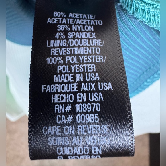 ZAC Zac Posen Charlotte Dress in Teal - Picture 8 of 10